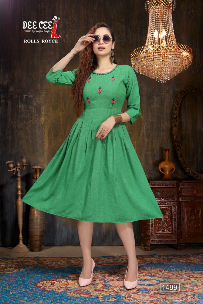 Rolls Royce Fancy Designer Ethnic Wear Anarkali Kurti Collection